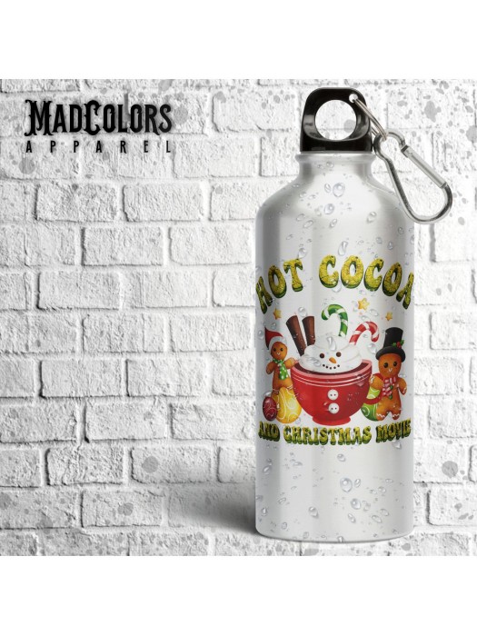Метална бутилка за вода Madcolors - Hot Cocoa and Merry Christmas